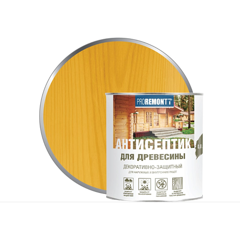 Proremontt антисептик деревозащитное средство Орегон  0,8л  : фотография 1