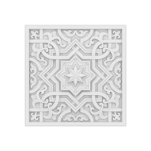 Потолочная панель 1.57.503 размеры 292х62х292 мм: фотография 1