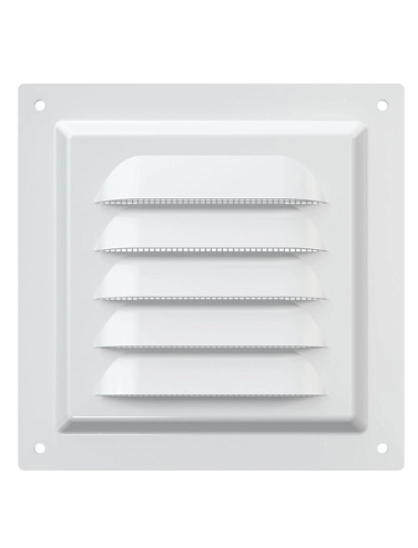 Вентиляционная решетка 1212МЭ окрашенная сталь, сетка, наклонные жалюзи ERA: фотография 1