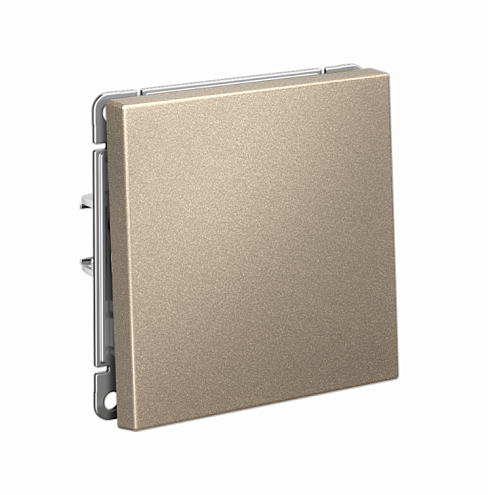 Переключатель 1-клавишный ArtGallery (сх.6) 10AX механизм шампань Systeme Electric GAL000561: фотография 1