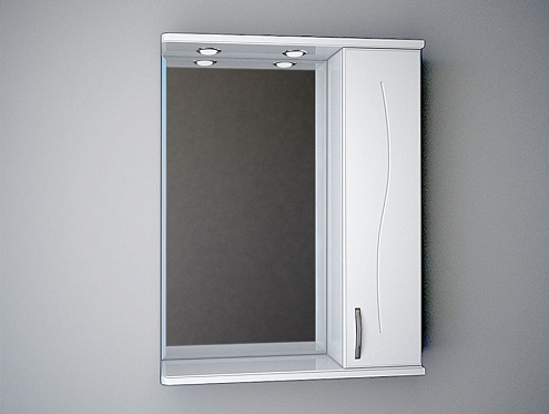 Зеркало Бостон 60 арт.04 электрика, правое Пленка: фотография 1