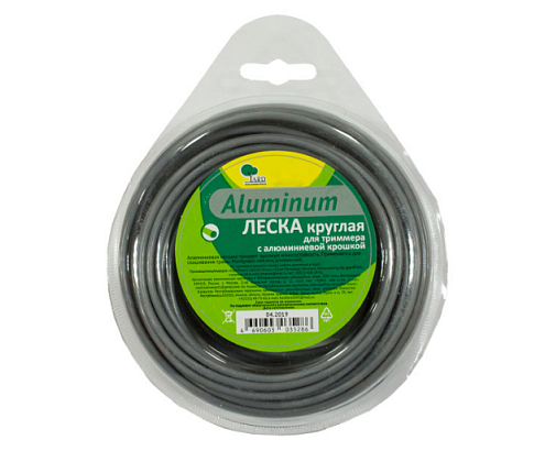 Леска для триммера "Aluminum" круглая, 2,0ммх10м, Yard: фотография 1