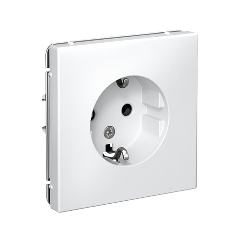 Розетка ArtGallery 16А с заземлением механизм белый Systeme Electric GAL000143: фотография 1