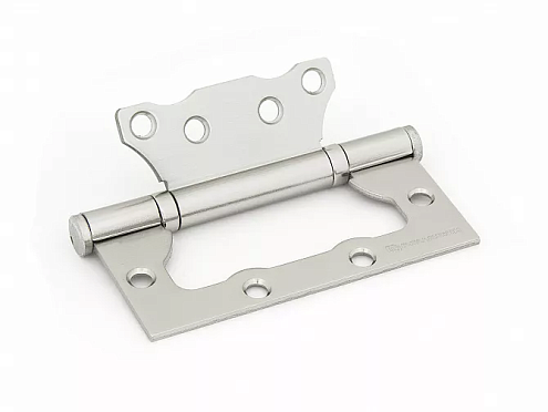 PALLADIUM Петля накладная &quot;бабочка&quot; 2BB-100 SN матовый никель, блистер: фотография 1