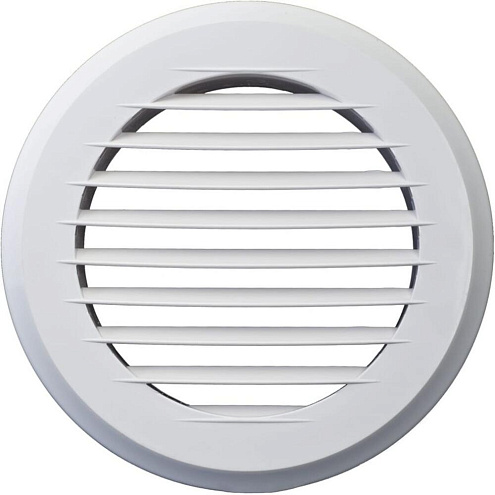 Вентиляционная решетка ЭВЕНТ D145 ПКР 145 пластик, без фланца: фотография 1
