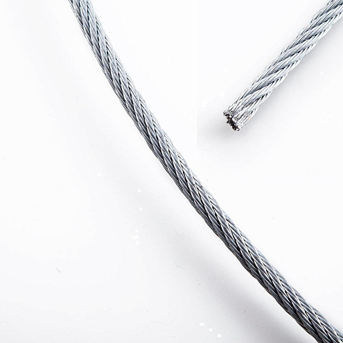 Трос стальной  DIN 3055   3мм, 10м: фотография 1