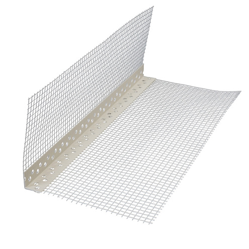 Профиль угловой ПВХ с армирующей сеткой Kolotek 2,5 м, 10х15 см : фотография 1