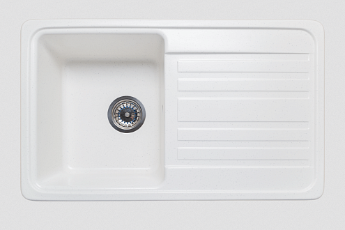 Мойка GRANICOM G-010 755х455 мм 1 чаша+крыло дакар: фотография 1