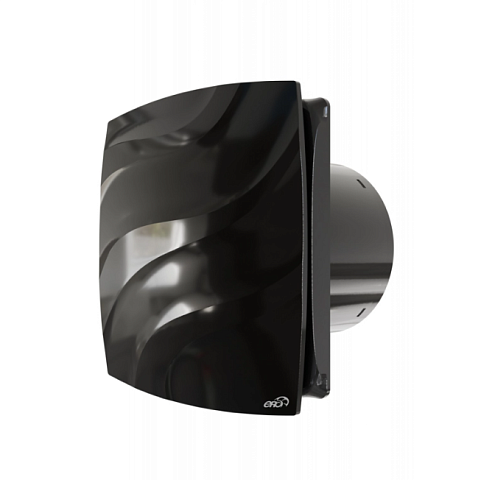 Вентилятор D100 WAVE обратный клапан Black classic ERA: фотография 1