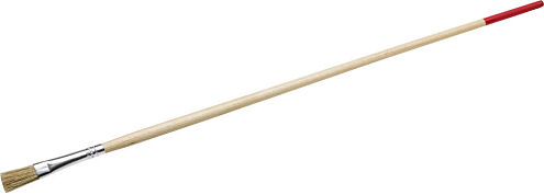 Кисть тонкая светлая натураьная щетина, деревянная ручка, № 2/5мм, STAYER: фотография 1