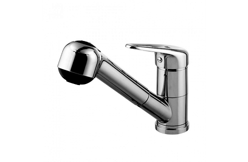 Смеситель Lemark &quot;Луна&quot; LM4150C для кухни с вытяжным изливом хром: фотография 1