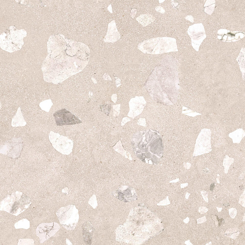 Керамогранит 60х60 Terrazzo sugar beige 01 : фотография 1