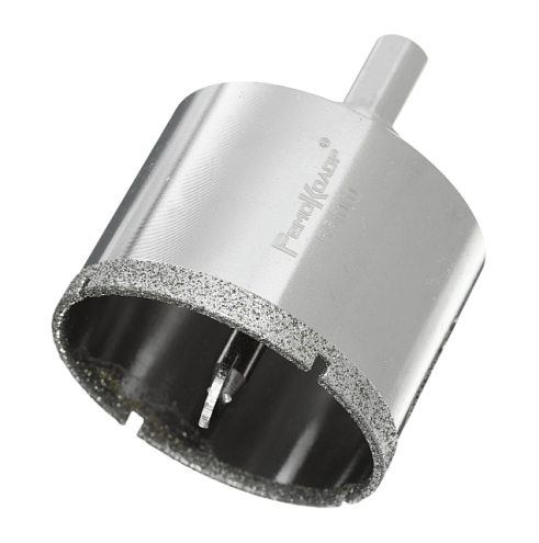 Коронка алмазная по керамограниту с центрирующим сверлом, 50х67мм, Ремоколор: фотография 1