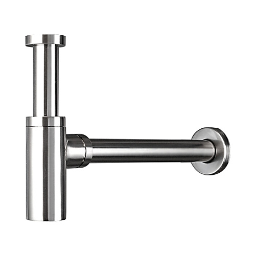 Сифон комбинированный хром без выпуска бокового Frap F82: фотография 1