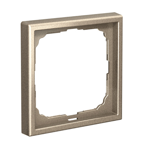 Рамка 1-местная ArtGallery шампань Systeme Electric GAL000501: фотография 1