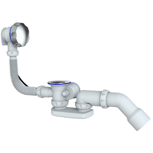 Сифон-автомат Unicorn sigma S101 для ванны и глубокого поддона : фотография 1