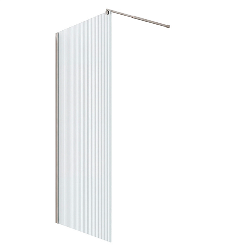 Душевая перегородка Loranto Walk-in CS-Z02S-90 профиль сатин: фотография 1
