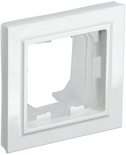 Рамка 1-м IP44 BRITE РУ-1-БрБ-44 бел. IEK BR-M12-44-K01: фотография 1