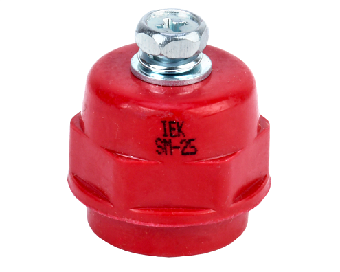 Изолятор SM25 (М6) силовой с болтом IEK YIS11-25-06-B: фотография 1
