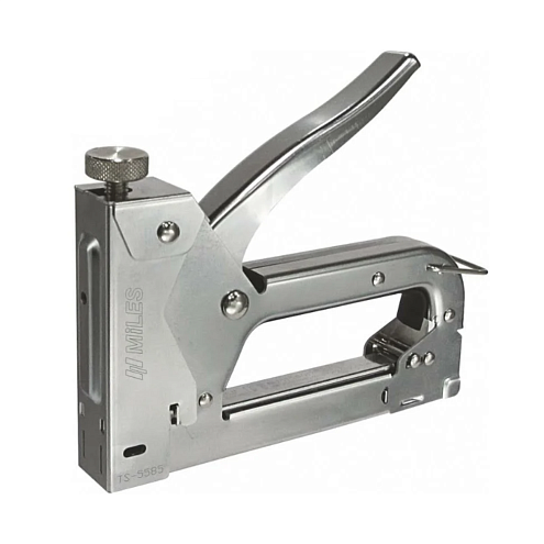 Степлер тип 53, скобы 4-14мм, металлический корпус, MiLES: фотография 1