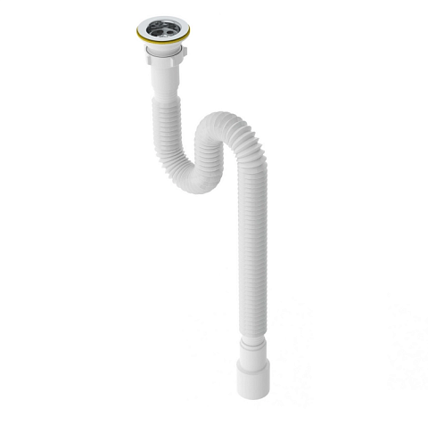 Гофрированный сифон 1 1/2&quot;х40/50 800мм Санденсант F103-АК: фотография 1