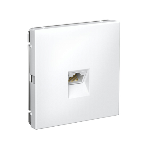 Розетка компьютерная ArtGallery RJ45 кат.5E механизм белый Systeme Electric GAL000183: фотография 1