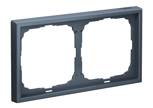 Рамка 2-местная ArtGallery универсальная грифель Systeme Electric  GAL000702: фотография 1