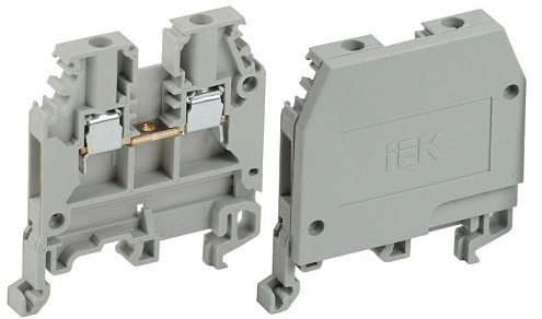 Зажим наборный ЗНИ-2.5кв.мм (JXB24А) сер. IEK YZN10-002-K03: фотография 1