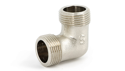 Уголок никелированный 1/2&quot; НН Uni-Fitt: фотография 1