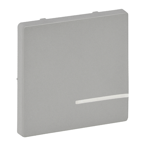 Панель лицевая Valena Life MyHome Play Zigbee для радиоприемного выкл. 1-канального с нейтралью алюм. Leg 754702: фотография 1