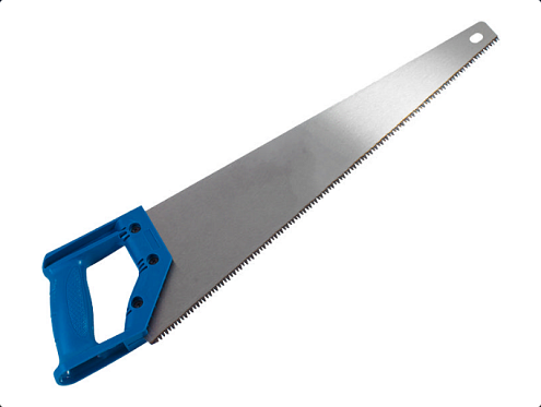 Ножовка по дереву &quot;Optima&quot;, 500мм., пластиковая ручка, 7-8TPI, 55HRC, РемоКолор: фотография 1