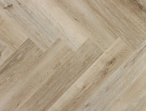 Виниловый ламинат CronaFloor Herringbone 2.0 4,5мм 42 4V Дуб Ренн H014 : фотография 1