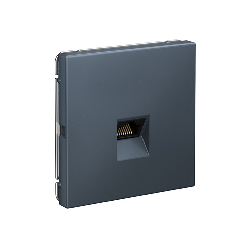 Розетка компьютерная ArtGallery RJ45 кат.6A механизм грифель Systeme Electric GAL000786: фотография 1