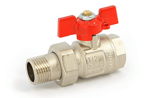 Кран шаровой американка 1/2&quot; бабочка ВН Uni-Fitt : фотография 1