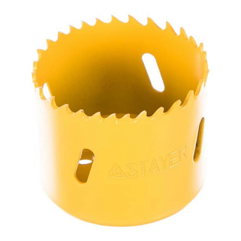 Коронка "PROFESSIONAL" Би-металлическая, универсальная, d=54 мм, STAYER: фотография 1