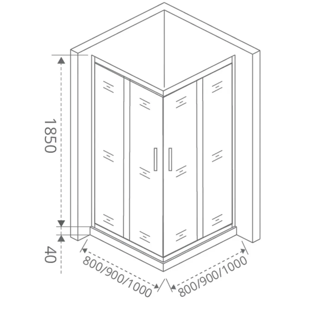 Душевой уголок  Good Door Latte CR-80-C-WE : фотография 2 превью