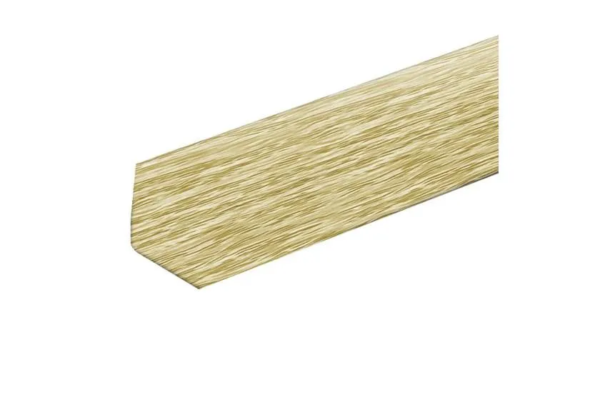 Угол пластиковый 20х20мм ламинированный Дуб северный 2,7м: фотография 1