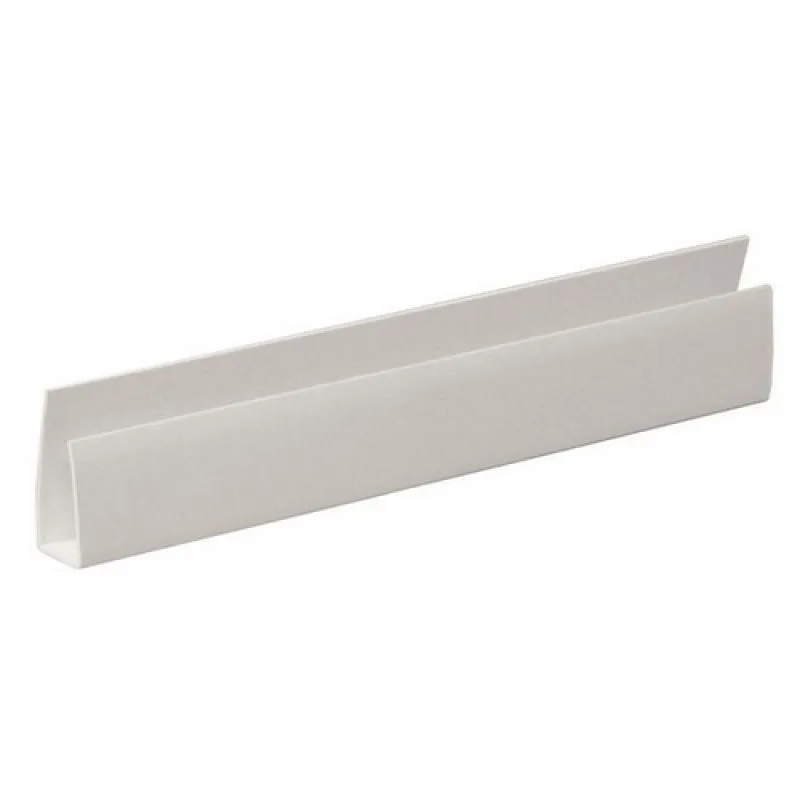 Окончание молдинг 10мм широкий белый 3м: фотография 1