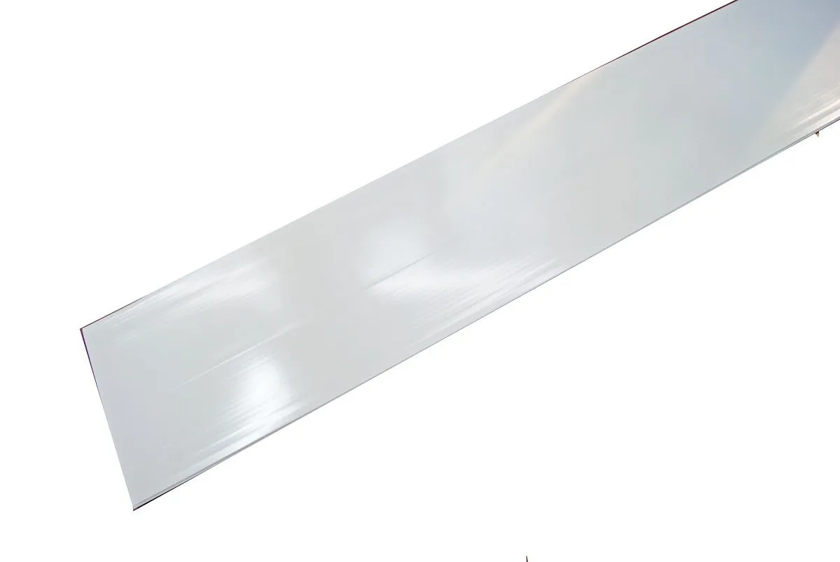 Панель ПВХ  Белая глянцевая 3000х500х8мм: фотография 1