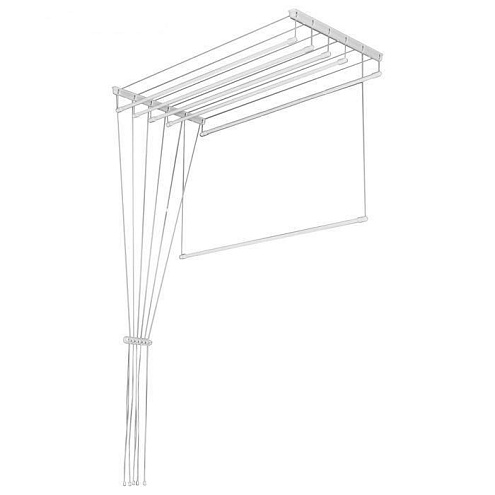 Сушилка для белья потолочная "Лиана" 2м: фотография 1