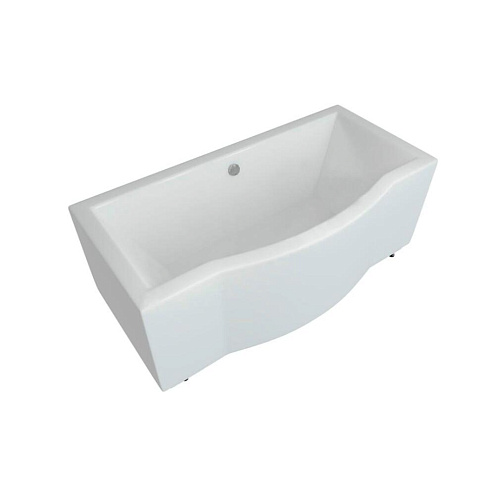 Акриловая прямоугольная ванна Aquatek Гелиос 180х90 c фронтальным экраном, без гидромассажа, сборно-разборный сварной каркас: фотография 1