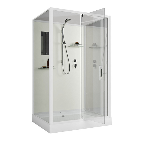 Душевая кабина Niagara Standart ST120/90/15Q прямоугольник, низкий поддон: фотография 1