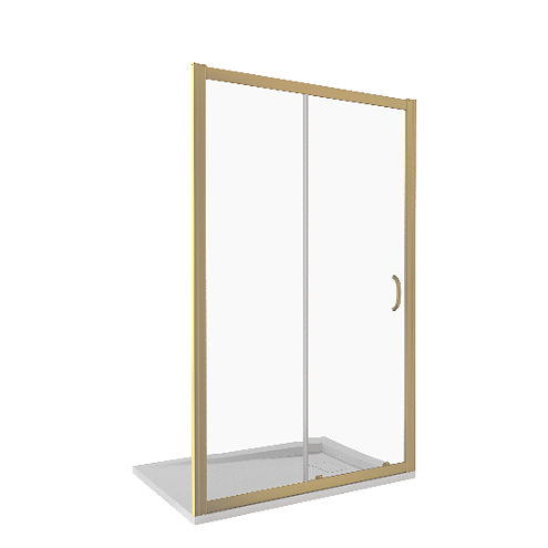 Душевое ограждение JAZZE WTW-140-C-G: фотография 1