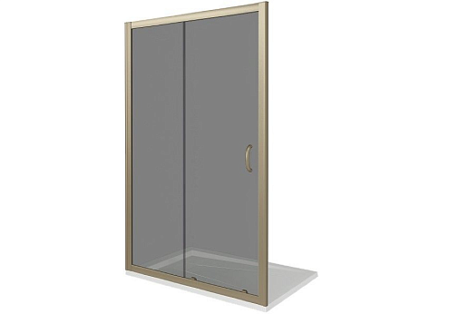 Душевое ограждение JAZZE WTW-120-B-BR: фотография 1