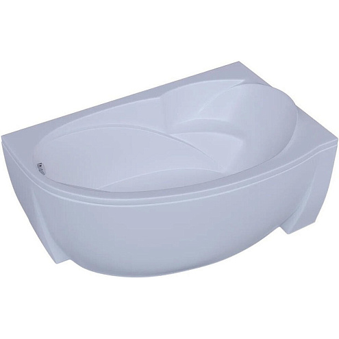 Акриловая ванна Aquatek Бетта 150x95 асимметричная, правая, с каркасом и экраном, без гидромассажа: фотография 1